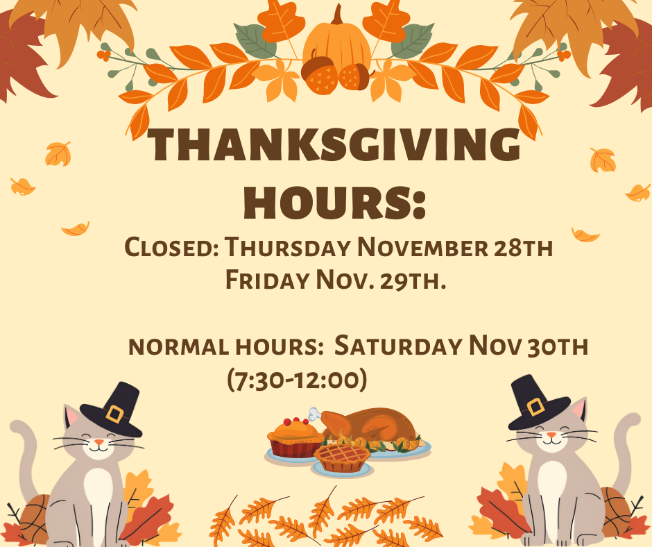 Holiday Hours 2023